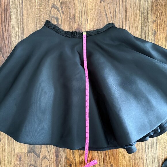 Tarik Ediz Women's Black Tie in Front Top Long Sleeve Shirt/Skirt Bundle Size 6 - Picture 14 of 15